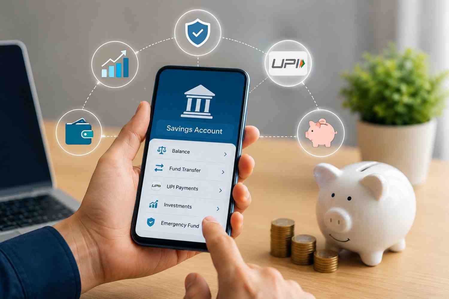 Redefine the Role of Savings Account with modern digital banking and smart money management strategies in India