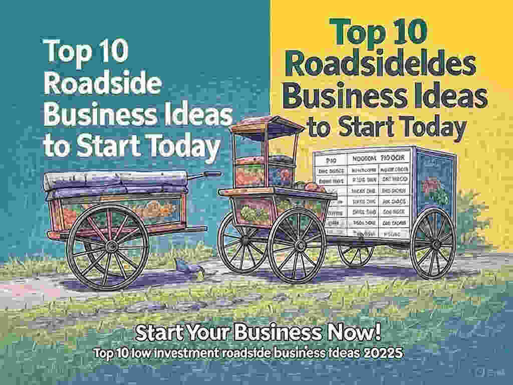 #Roadside Business Ideas to Start Today, #Low-investment roadside business ideas, #Best roadside business ideas 2025, #tart a roadside business with little money, #Cheap roadside ventures to start now, #Profitable roadside business ideas under ₹50,000