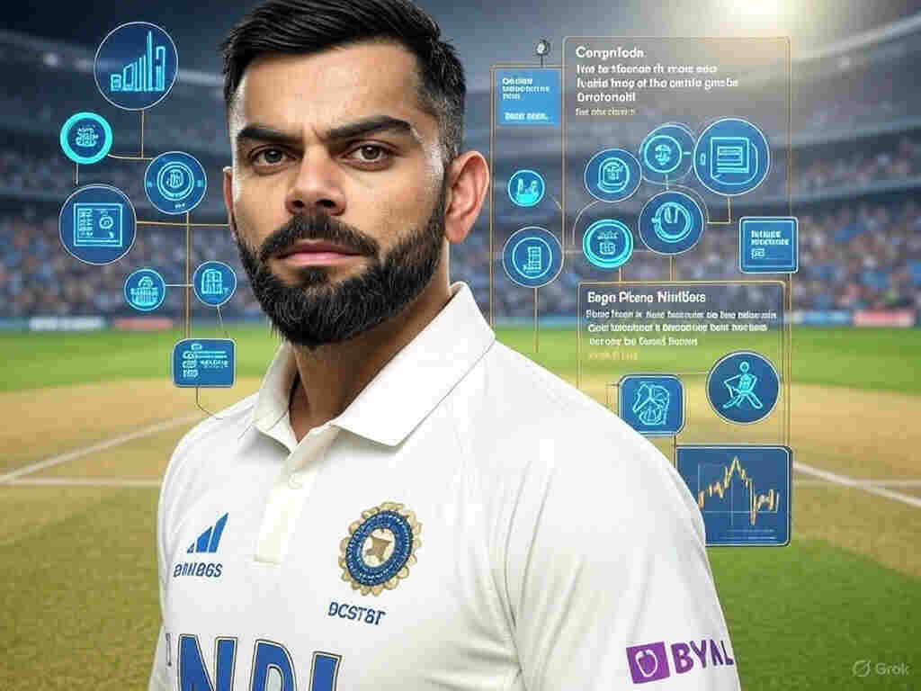 #Kohli Test career financial discipline, #Virat Kohli financial lessons 2025, #Kohli Test retirement finance tips, #Kohli Test career budgeting lessons, #Virat Kohli Test adaptability finance, #Kohli Test stats financial success, #Virat Kohli Test legacy finance lessons, #Test cricket personal finance strategies, #cricket career personal finance Kohli, #Virat Kohli career financial planning