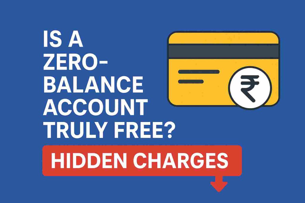  #is a zero balance account truly free, #hidden charges in zero balance accounts, #zero balance account benefits and fees, #no minimum balance bank accounts