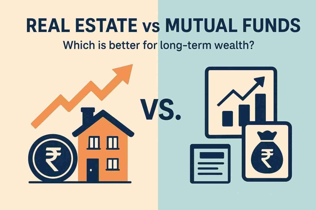 #real estate vs mutual funds which is better, #real estate vs mutual funds returns 2025 India, #pros cons real estate vs mutual funds India, #mutual funds vs real estate for long term wealth, #real estate vs mutual funds liquidity comparison, #best investment real estate vs mutual funds beginners