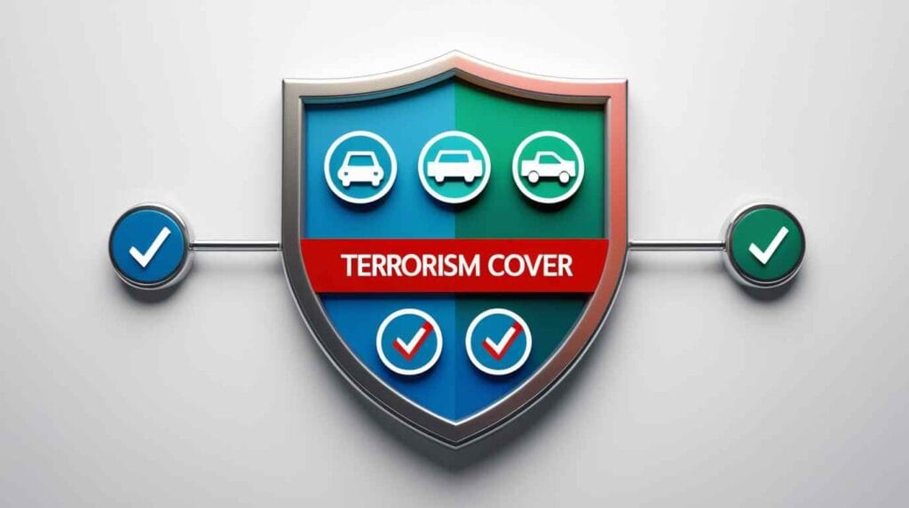 #Infographic showing how Indian insurance policies cover terrorist attacks under IMTRIP, #Does Insurance Cover Terrorist Attacks, #terrorism insurance India, #terrorism cover in insurance, #life insurance terrorist attack India, #IMTRIP terrorism pool India, #home insurance terrorism cover, #business insurance terrorism cover, #terrorist attack insurance claim