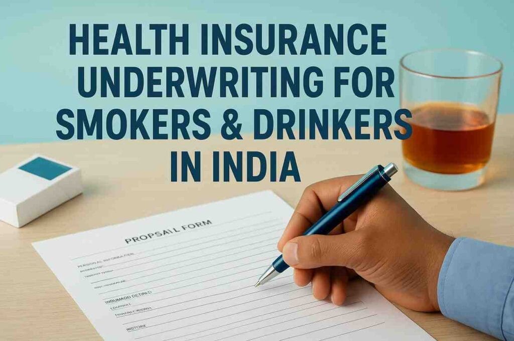 #Health Insurance Underwriting for Smokers and Drinkers in India, #health insurance for smokers, #insurance for drinkers India, #tobacco disclosure insurance, #alcohol consumption insurance India, #IRDAI underwriting rules, #health insurance claim rejection India, #smoker health plan premiums