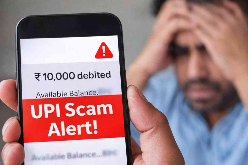 UPI scam alert money deducted notification urgent recovery steps India