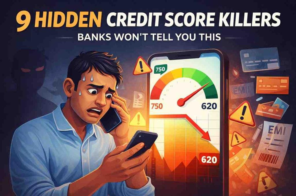 Hidden credit score killers in India reducing credit score silently