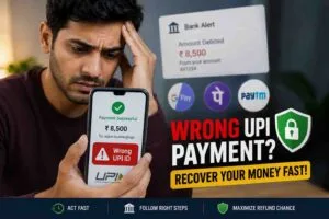 How to recover money sent to wrong UPI ID after accidental digital payment transfer in India