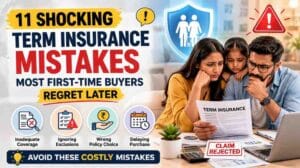 term insurance mistakes first-time buyers regret later while choosing life insurance policy