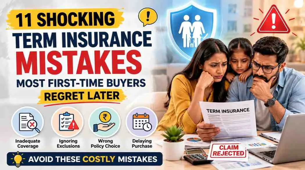 term insurance mistakes first-time buyers regret later while choosing life insurance policy